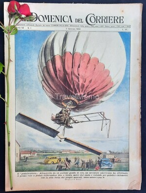 Copertina Domenica del Corriere n.1, 1 Gennaio 1950