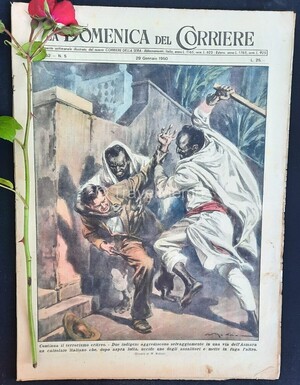 Copertina Domenica del Corriere n.5, 29 Gennaio 1950