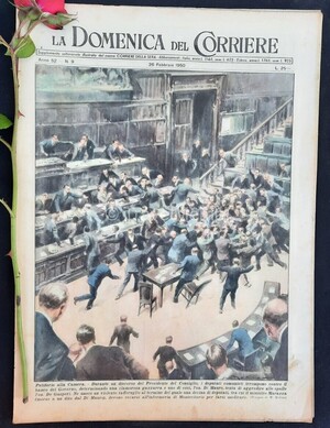 Copertina Domenica del Corriere n.9, 26 Febbraio 1950