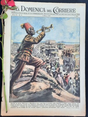Copertina Domenica del Corriere n.10, 5 Marzo 1950