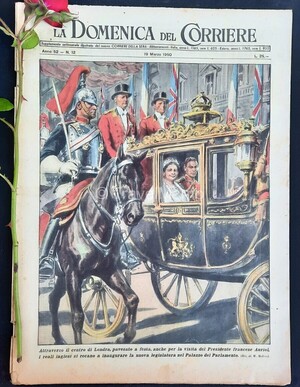 Copertina Domenica del Corriere n.12, 19 Marzo 1950