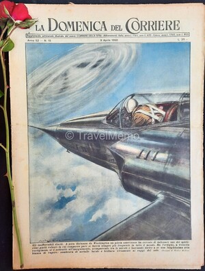 Copertina Domenica del Corriere n.15, 9 Aprile 1950
