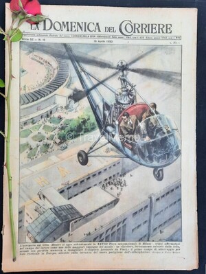 Copertina Domenica del Corriere n.16, 16 Aprile 1950