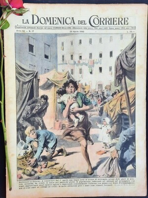 Copertina Domenica del Corriere n.17, 23 Aprile 1950