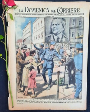 Copertina Domenica del Corriere n.21, 21 Maggio 1950