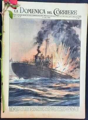 Copertina Domenica del Corriere n.27, 2 Luglio 1950