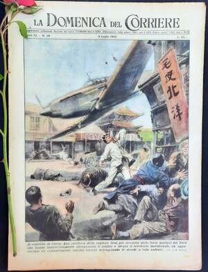 Copertina Domenica del Corriere n.28, 9 Luglio 1950
