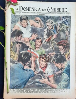 Copertina Domenica del Corriere n.32, 6 Agosto 1950
