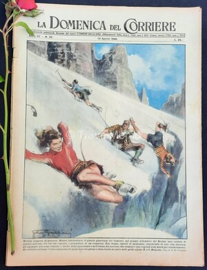 Copertina Domenica del Corriere n.33, 13 Agosto 1950