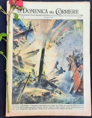 Copertina Domenica del Corriere n.35, 27 Agosto 1950