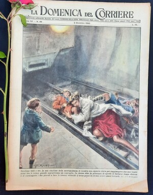 Copertina Domenica del Corriere n.49, 3 Dicembre 1950