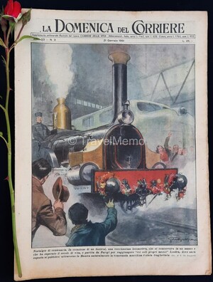 Copertina Domenica del Corriere n.3, 21 Gennaio 1951