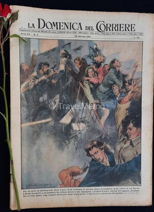 Copertina Domenica del Corriere n.4, 28 Gennaio 1951