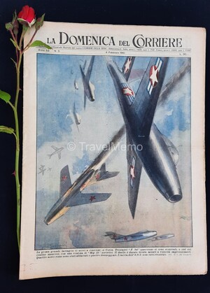 Copertina Domenica del Corriere n.5, 4 Febbraio 1951