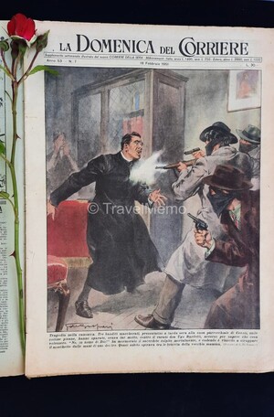 Copertina Domenica del Corriere n.7, 18 Febbraio 1951