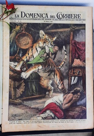 Copertina Domenica del Corriere n.12, 25 Marzo 1951
