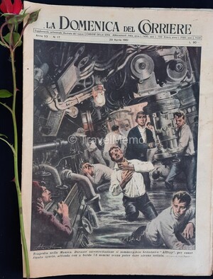 Copertina Domenica del Corriere n.17, 29 Aprile 1951