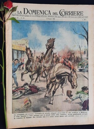 Copertina Domenica del Corriere n.22, 3 Giugno 1951