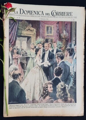Copertina Domenica del Corriere n.35, 2 Settembre 1951