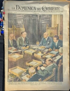 Copertina Domenica del Corriere n.40, 7 Ottobre 1951