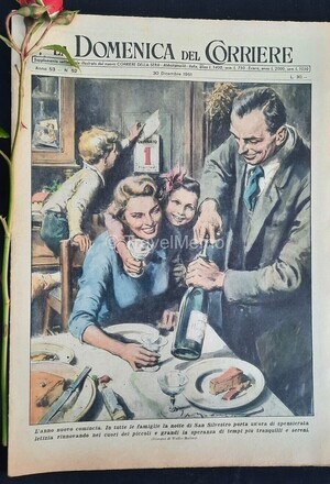Copertina Domenica del Corriere n.52, 30 Dicembre 1951