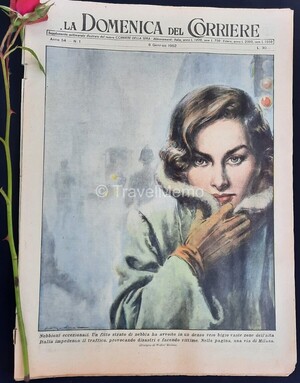 Copertina Domenica del Corriere n.1, 6 Gennaio 1952