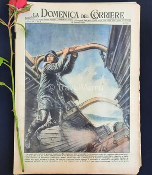 Copertina Domenica del Corriere n.2, 13 Gennaio 1952