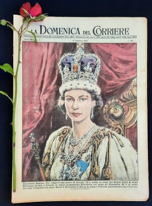 Copertina Domenica del Corriere n.7, 17 Febbraio 1952