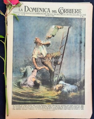 Copertina Domenica del Corriere n.13, 30 Marzo 1952