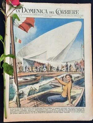 Copertina Domenica del Corriere n.15, 13 Aprile 1952