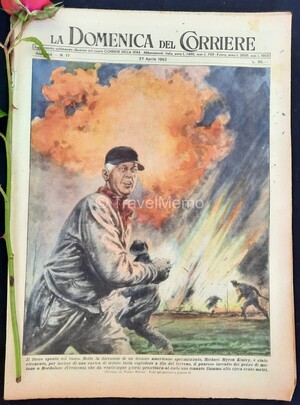 Copertina Domenica del Corriere n.17, 27 Aprile 1952