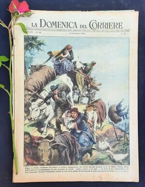 Copertina Domenica del Corriere n.38, 21 Settembre 1952