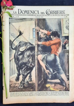 Copertina Domenica del Corriere n.49, 7 Dicembre 1952