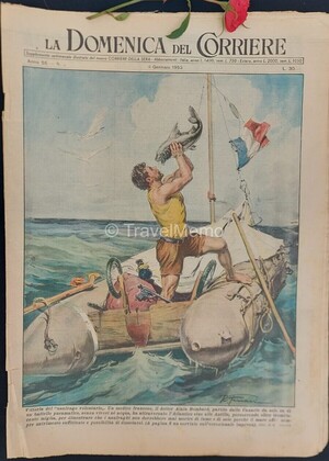 Copertina Domenica del Corriere n.2, 11 Gennaio 1953