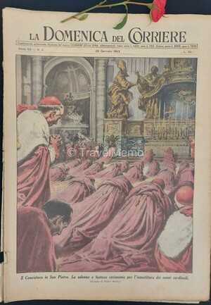 Copertina Domenica del Corriere n.4, 25 Gennaio 1953