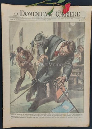 Copertina Domenica del Corriere n.9, 1 Marzo 1953