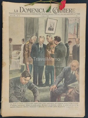 Copertina Domenica del Corriere n.11, 15 Marzo 1953