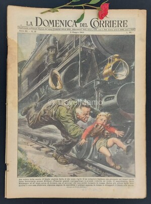 Copertina Domenica del Corriere n.18, 3 Maggio 1953