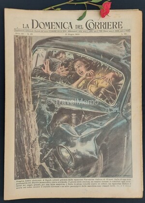 Copertina Domenica del Corriere n.25, 21 Giugno 1953