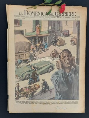 Copertina Domenica del Corriere n.28, 12 Luglio 1953