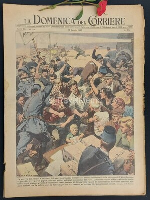 Copertina Domenica del Corriere n.33, 16 Agosto 1953