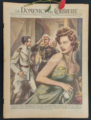 Copertina Domenica del Corriere n.35, 30 Agosto 1953