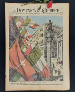 Copertina Domenica del Corriere n.38, 20 Settembre 1953