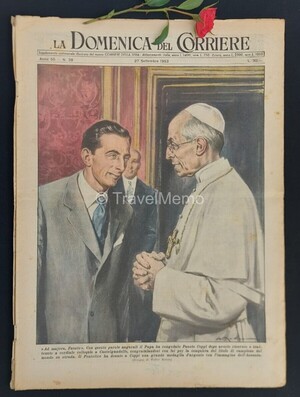 Copertina Domenica del Corriere n.39, 27 Settembre 1953