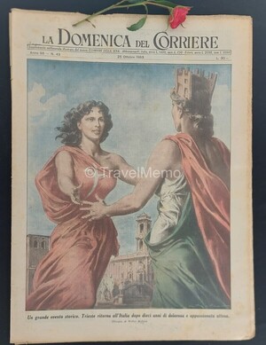 Copertina Domenica del Corriere n.43, 25 Ottobre 1953