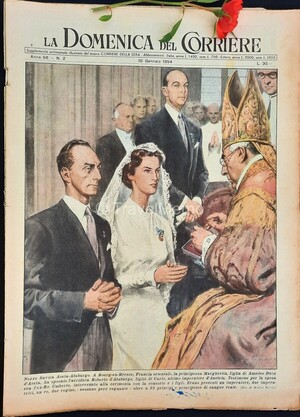 Copertina Domenica del Corriere n.2, 10 Gennaio 1954