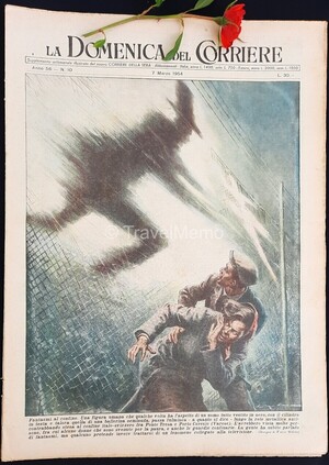 Copertina Domenica del Corriere n.10, 7 Marzo 1954