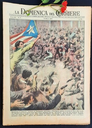 Copertina Domenica del Corriere n.11, 14 marzo 1954