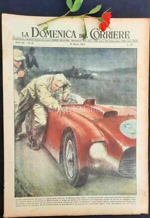 Copertina Domenica del Corriere n.12, 21 marzo 1954