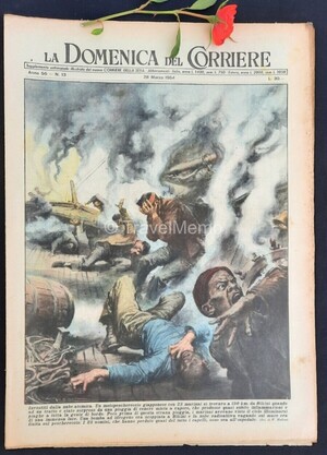 Copertina Domenica del Corriere n.13, 28 marzo 1954